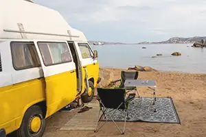 Mit dem Camper zum Strandurlaub Camper am Strand